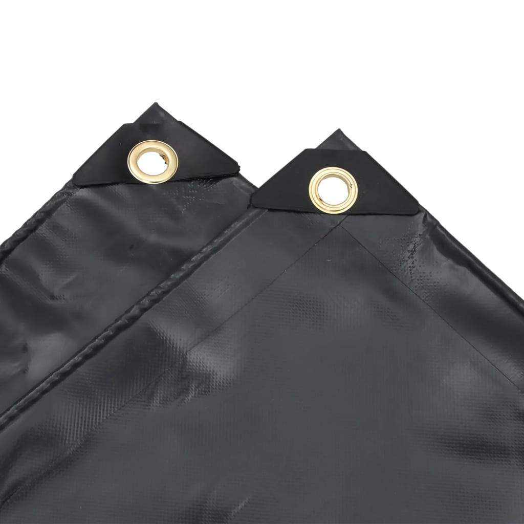 Antracitszürke ponyva 650 g/m² 5 x 6 m