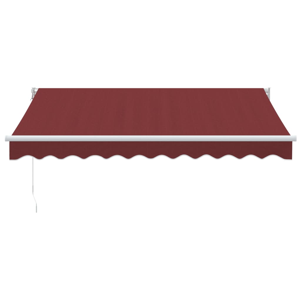 Burgundi vörös kézzel kihúzható napellenző 300 x 250 cm Burgundi vörös kézzel kihúzható napellenző 300 x 250 cm