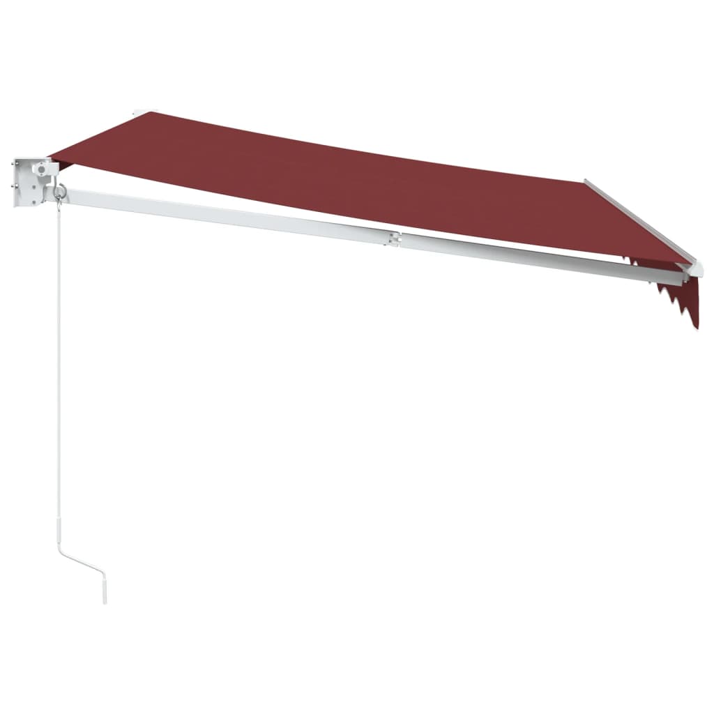Burgundi vörös kézzel kihúzható napellenző 300 x 250 cm Burgundi vörös kézzel kihúzható napellenző 300 x 250 cm