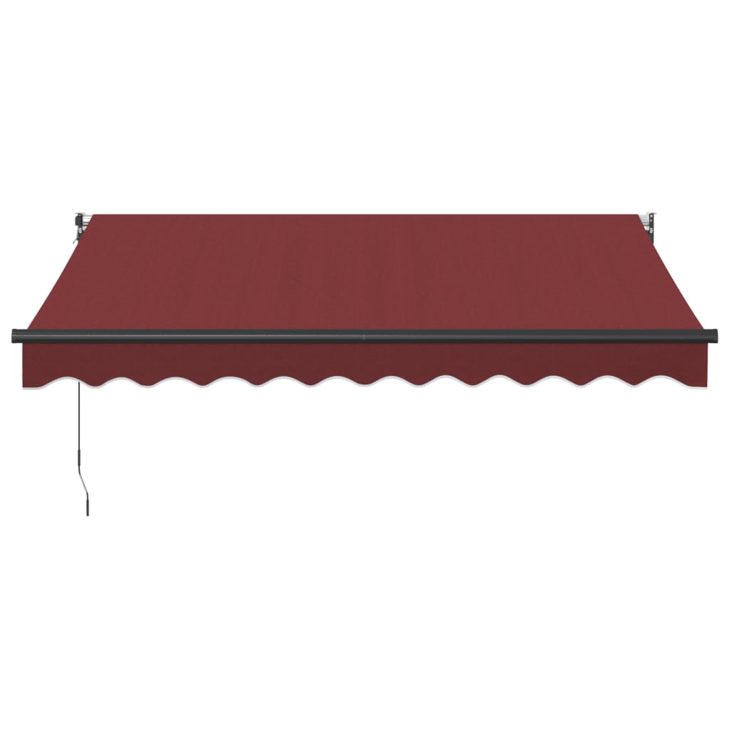 Burgundi vörös kézzel kihúzható napellenző 300 x 250 cm Burgundi vörös kézzel kihúzható napellenző 300 x 250 cm