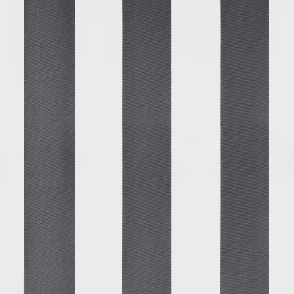 Antracitszürke-fehér led-es kézi napellenző 300 x 250 cm