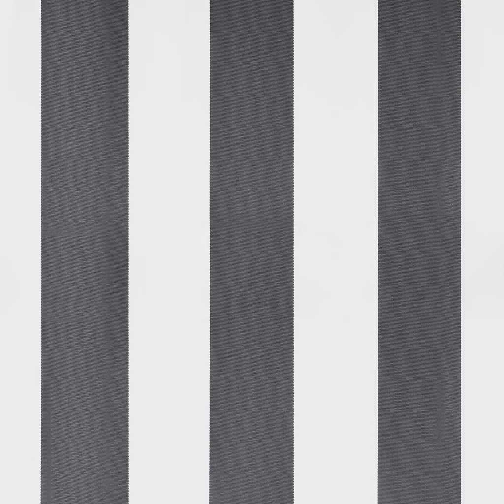 Antracitszürke-fehér kézzel kihúzható napellenző 350 x 250 cm