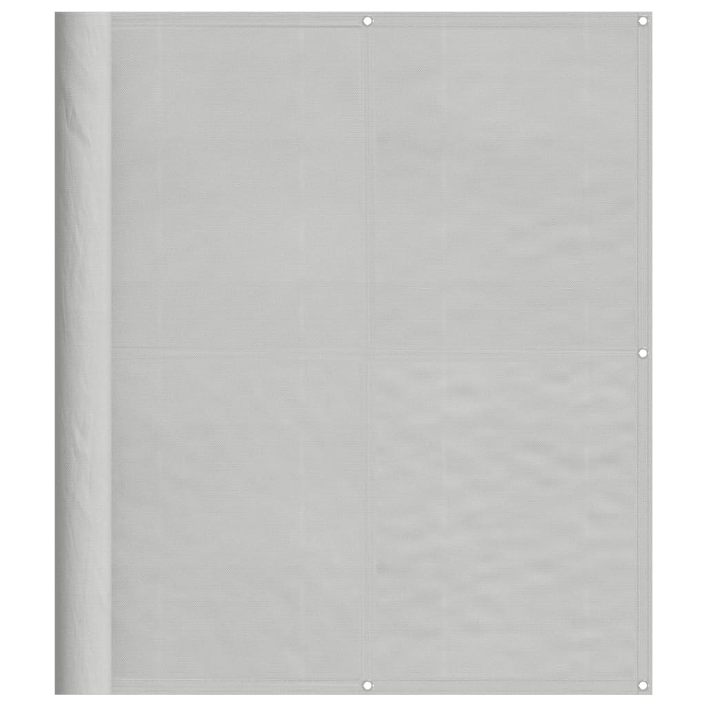Világosszürke 100% oxford poliészter erkélyparaván 120 x 500 cm