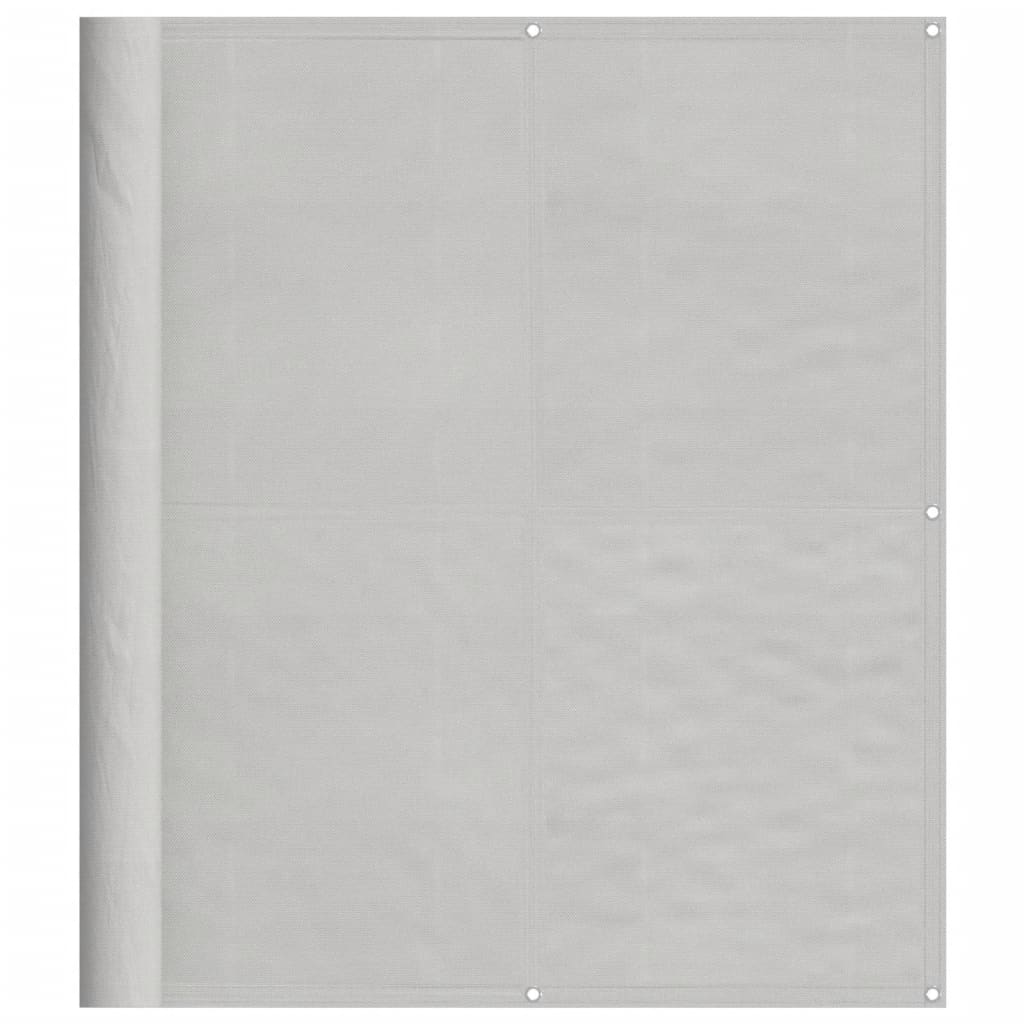 Világosszürke 100% oxford poliészter erkélyparaván 120 x 600 cm