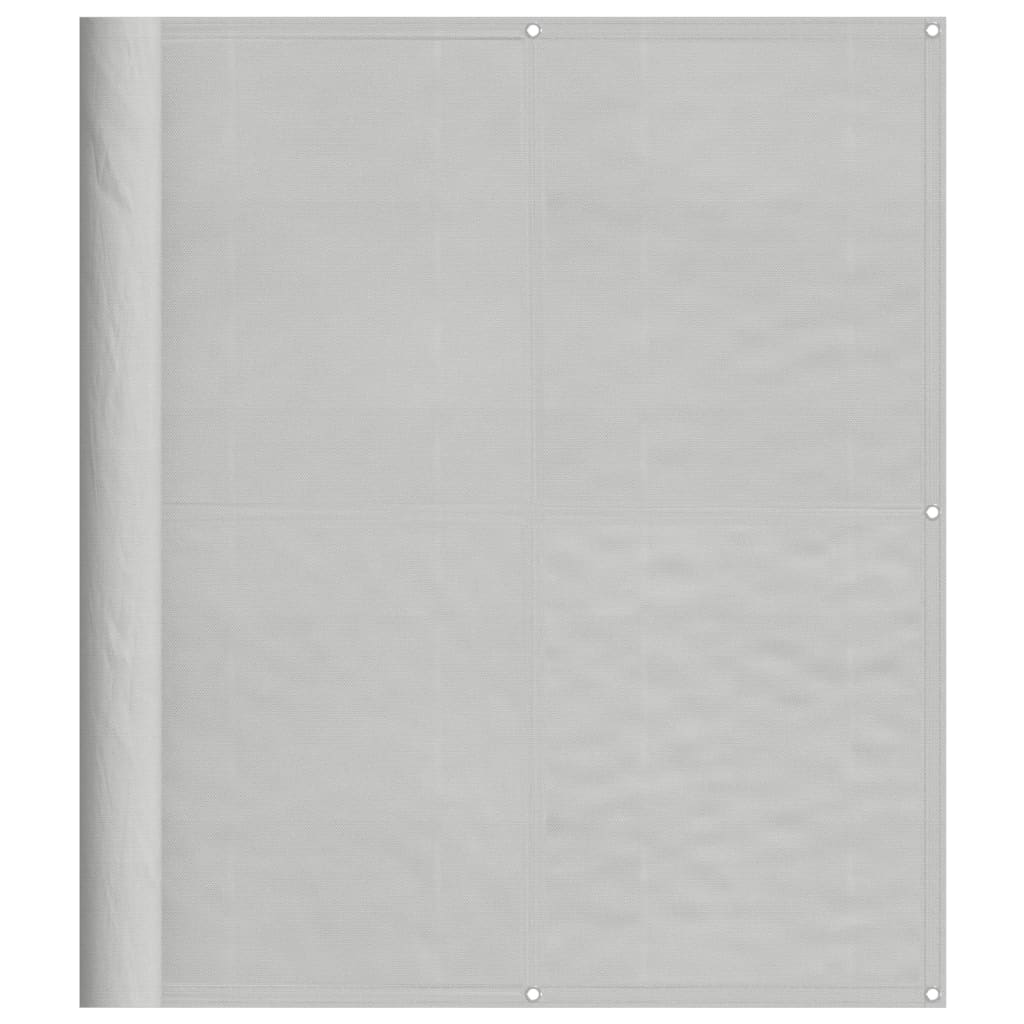 Világosszürke 100% oxford poliészter erkélyparaván 120 x 700 cm