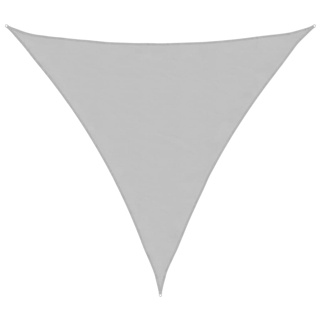 Szürke 100% poliészter oxford szövet napvitorla 4,5x4,5x4,5 m