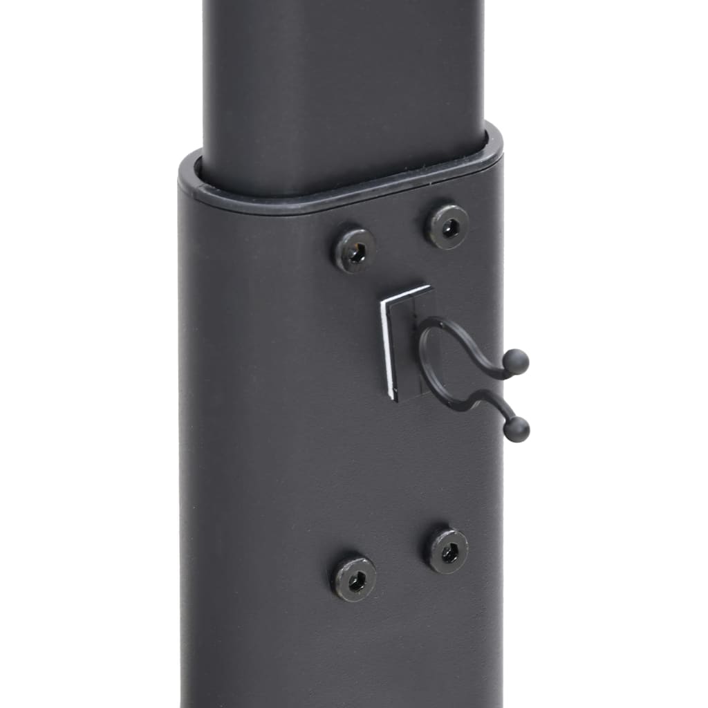 2-szintes fekete sarok tv-állvány 32-65 hüvelyk