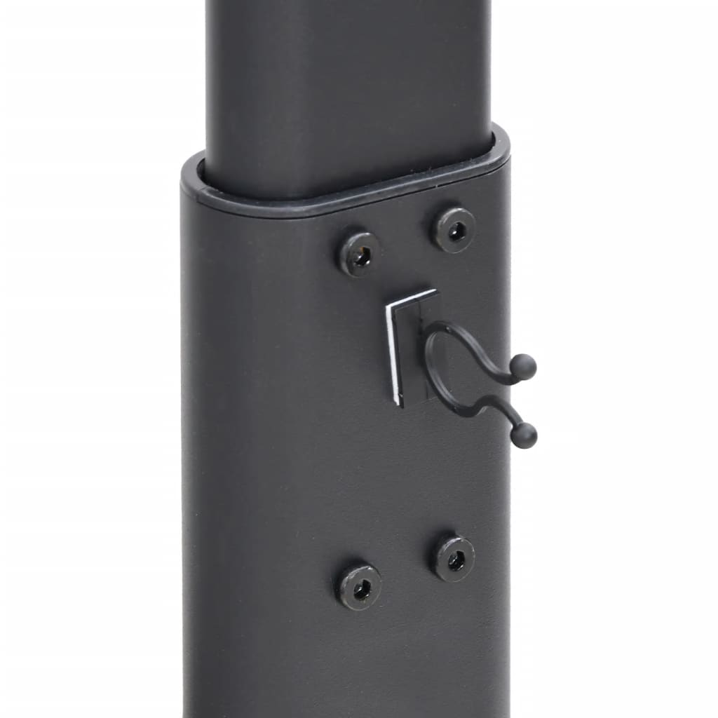 3-szintes fekete sarok tv-állvány 32-65 hüvelyk