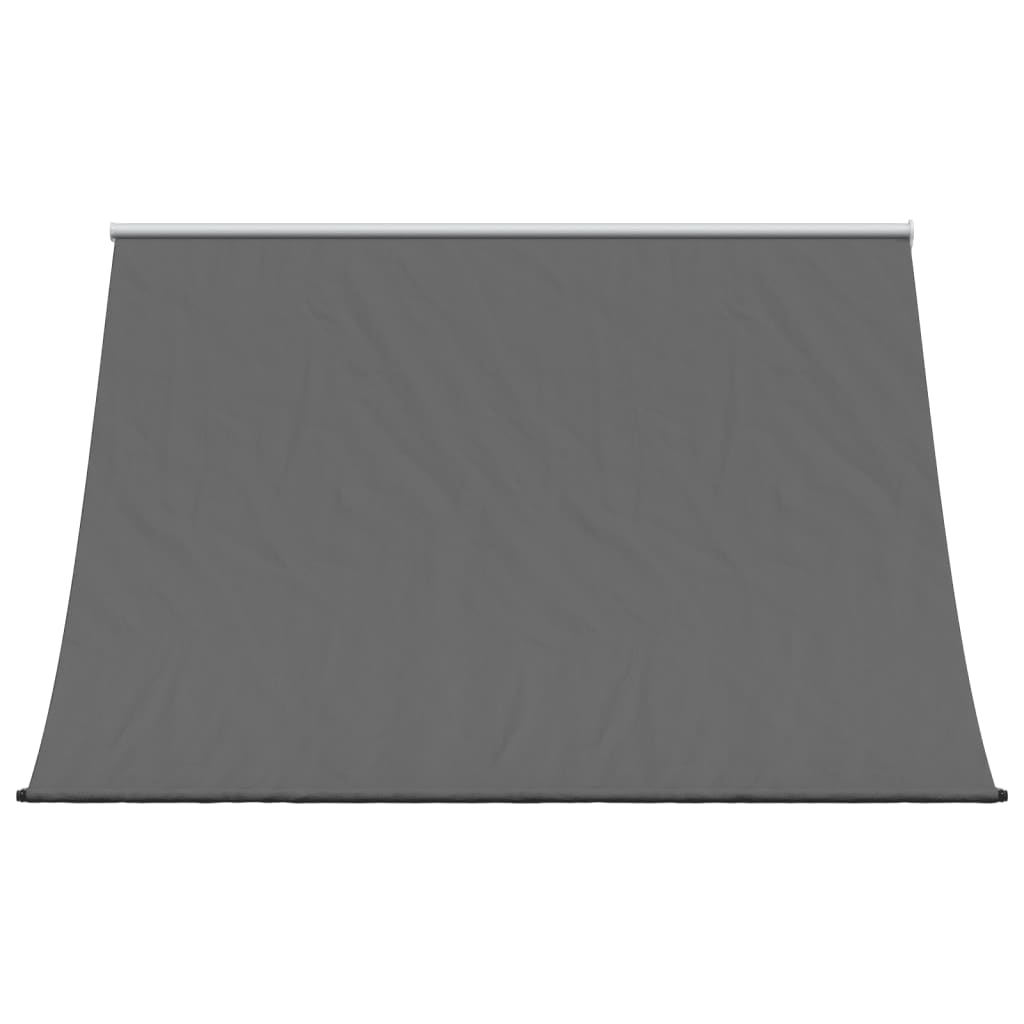 Antracit szövet és acél feltekerhető napellenző 200 x 150 cm