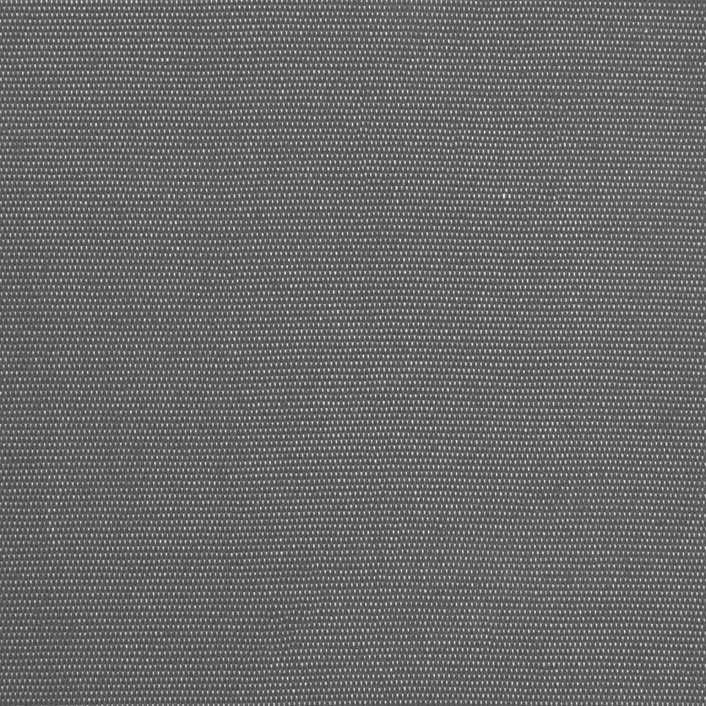 Antracit szövet és acél feltekerhető napellenző 200 x 150 cm