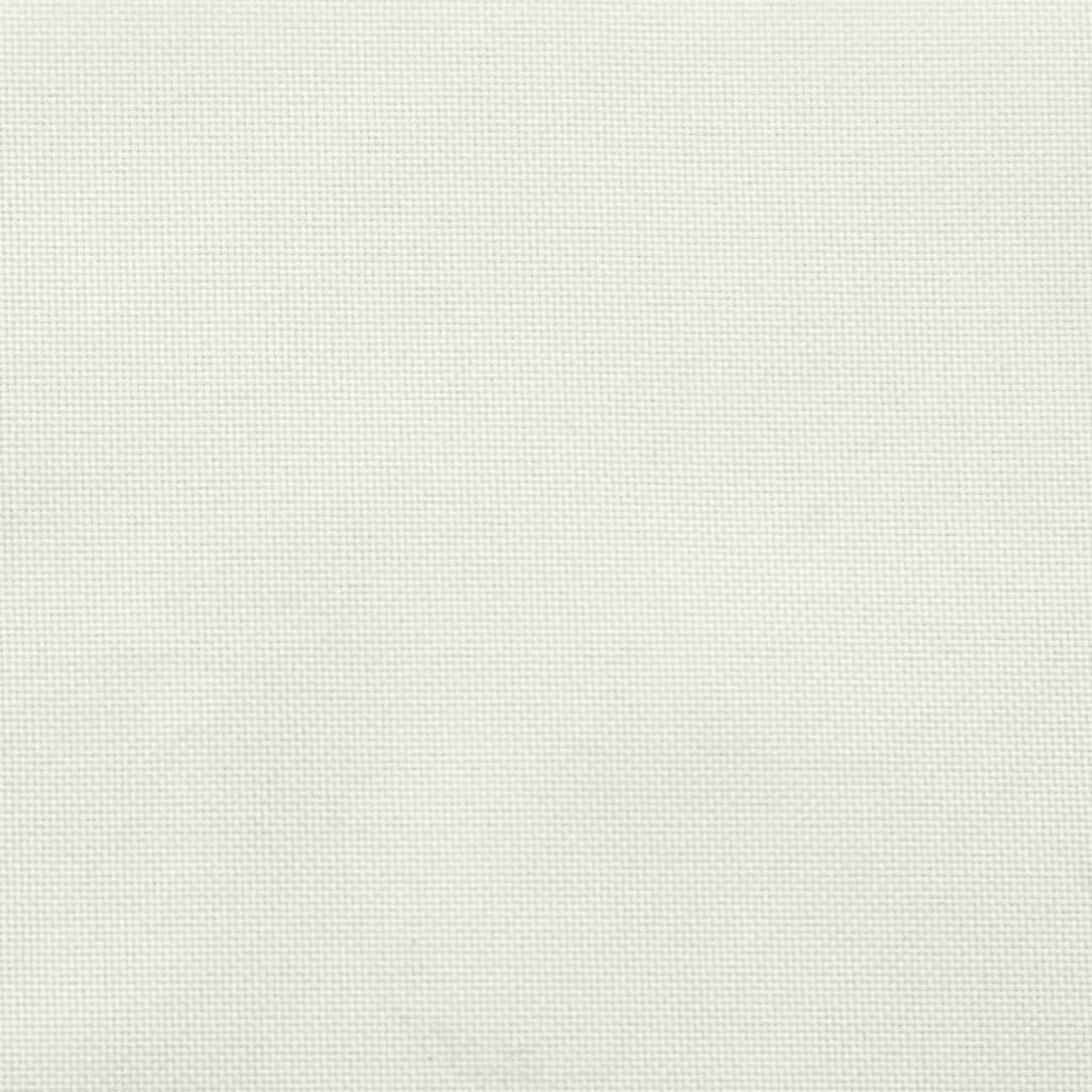 2 db krémszínű szövet magas háttámlájú székpárna 120x50x7 cm