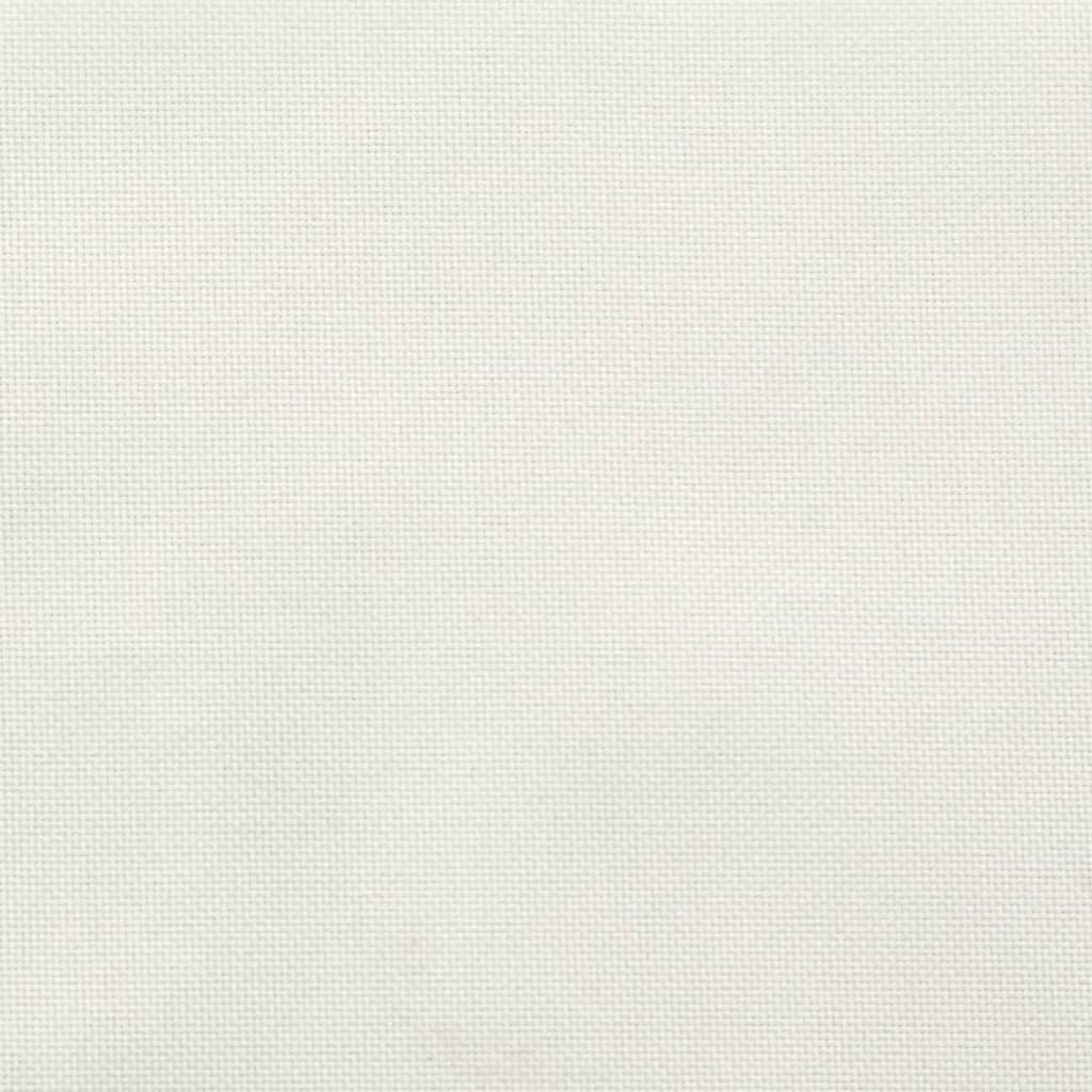 4 db melange krémszínű szövet háttámlás székpárna 100x50x7 cm