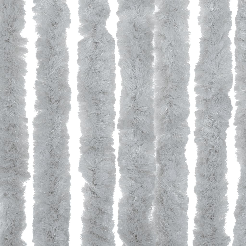 Szürke zsenília rovarfüggöny 90x200 cm