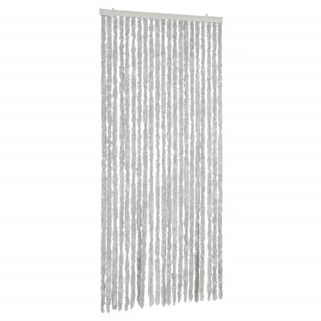 Szürke zsenília rovarfüggöny 90x220 cm