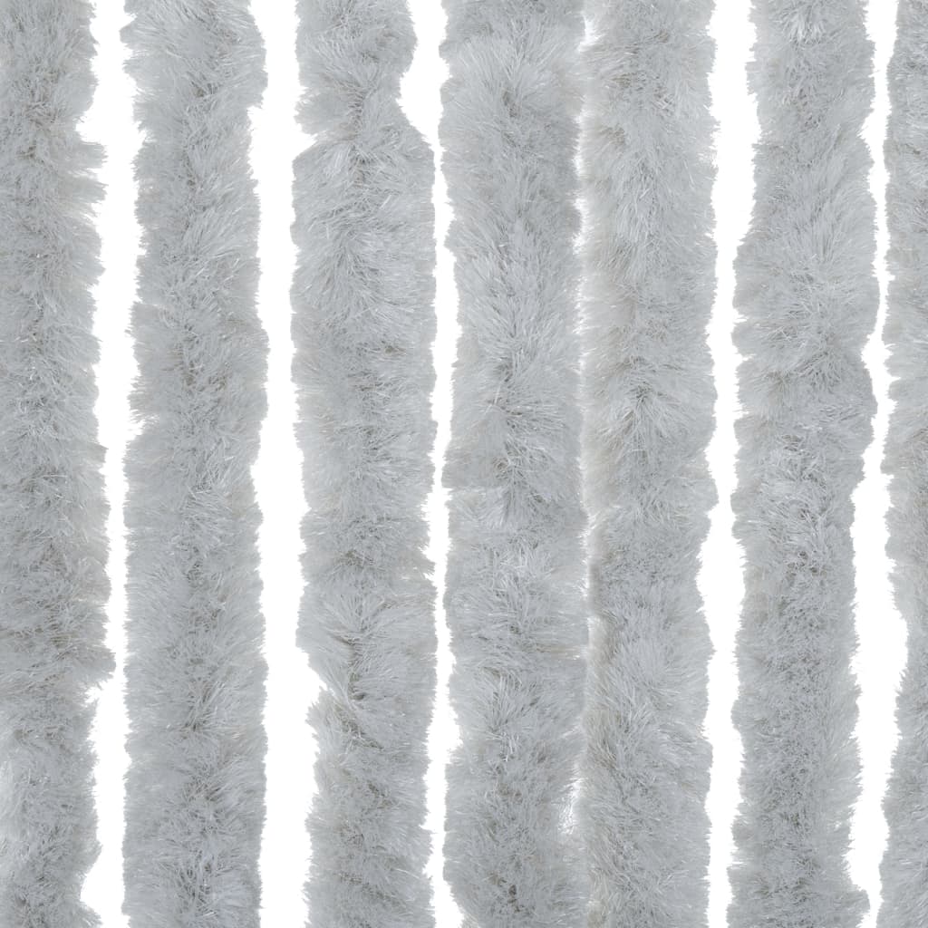 Szürke zsenília rovarfüggöny 90x220 cm