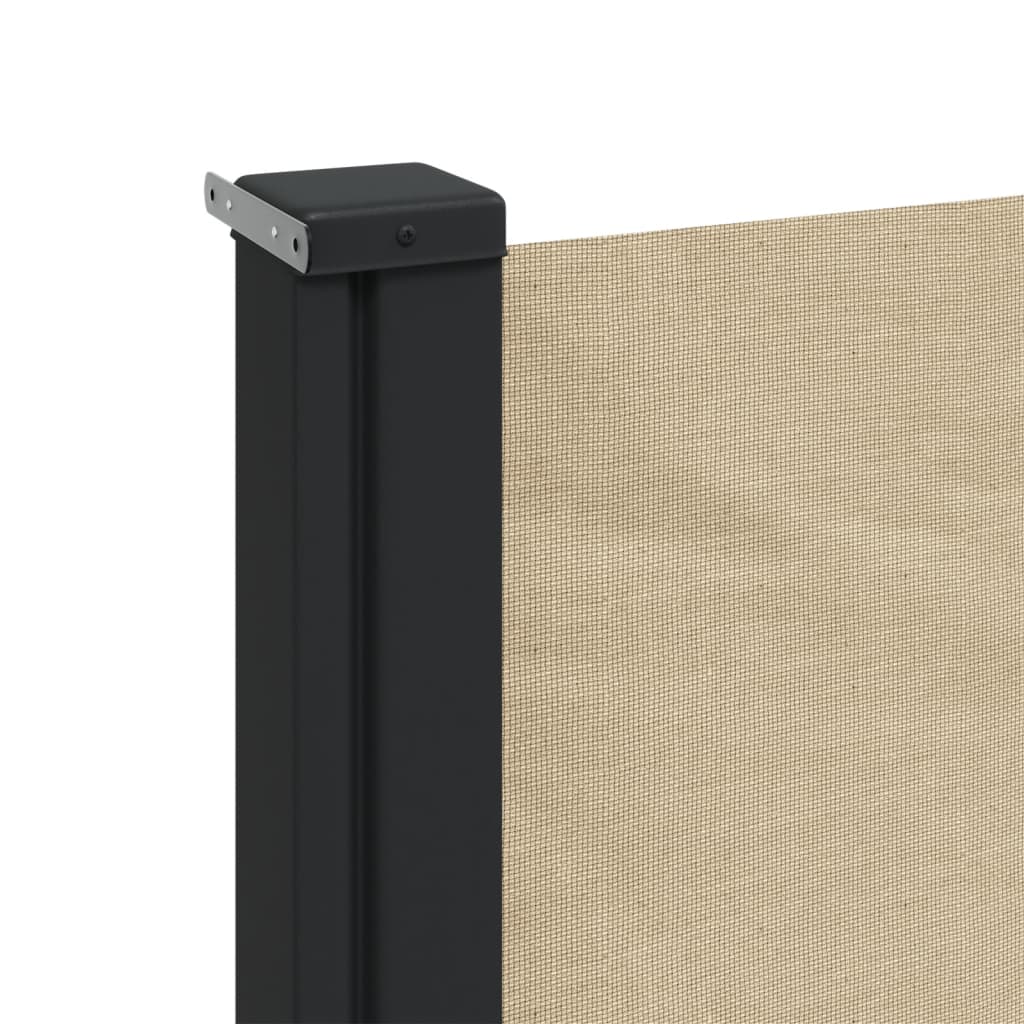 Bézs behúzható oldalsó napellenző 160 x 300 cm