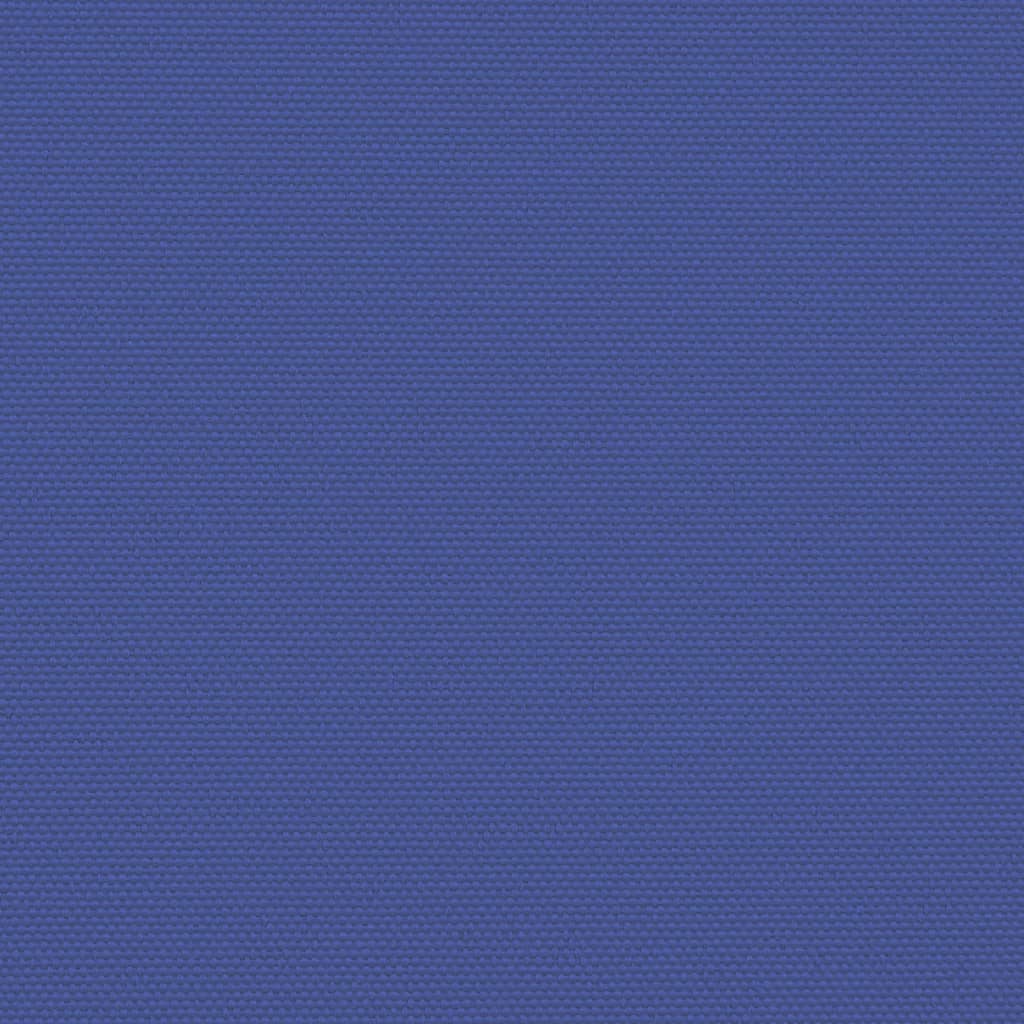 Kék behúzható oldalsó napellenző 140 x 500 cm