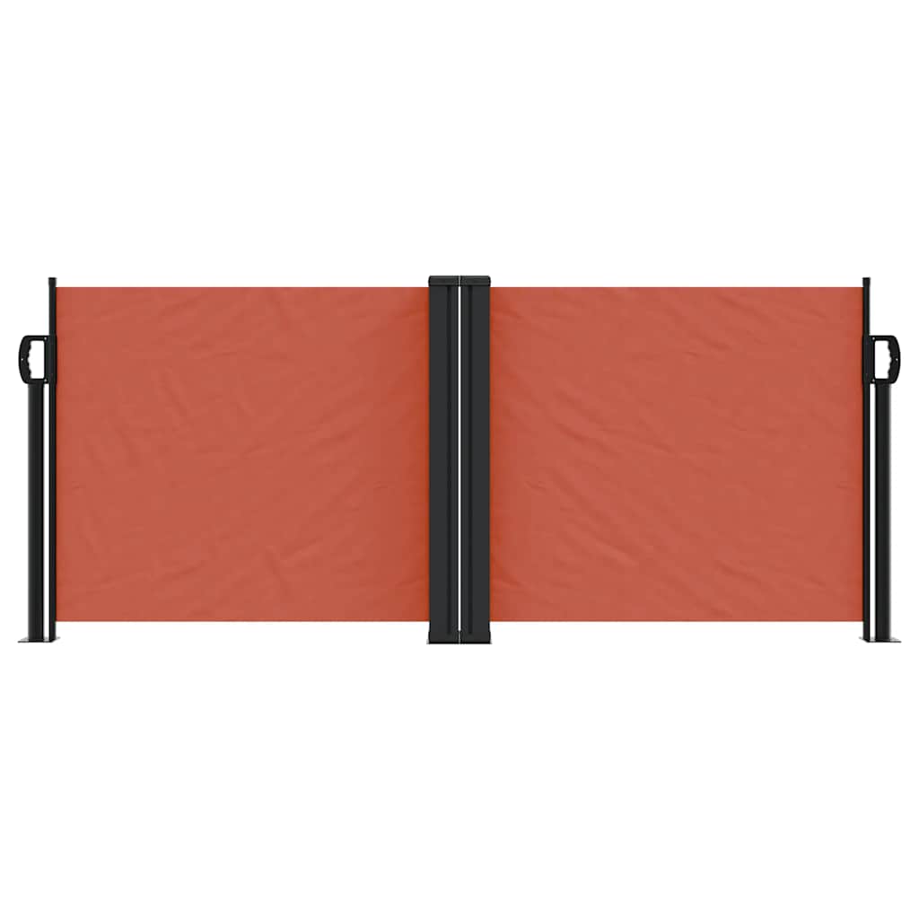 Terrakotta behúzható oldalsó napellenző 100 x 1000 cm