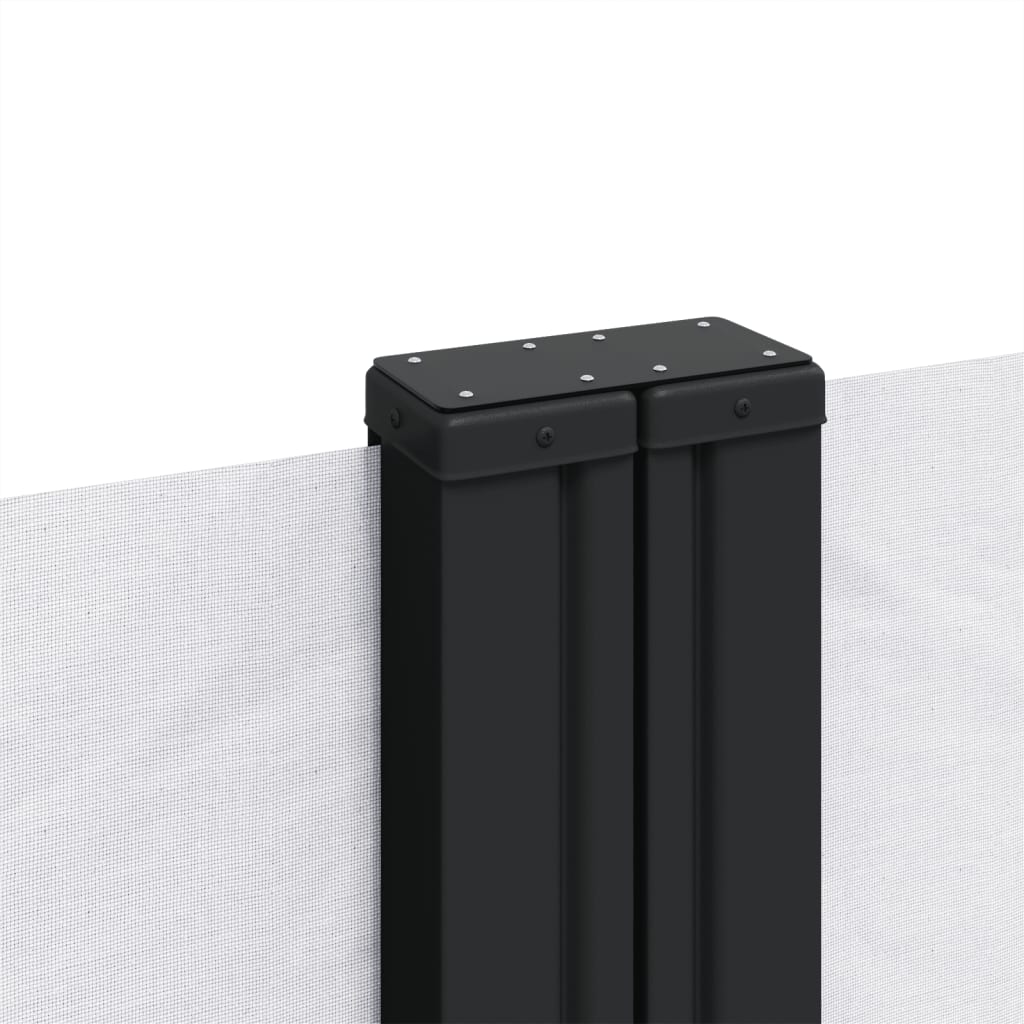 Fehér behúzható oldalsó napellenző 160x1000 cm