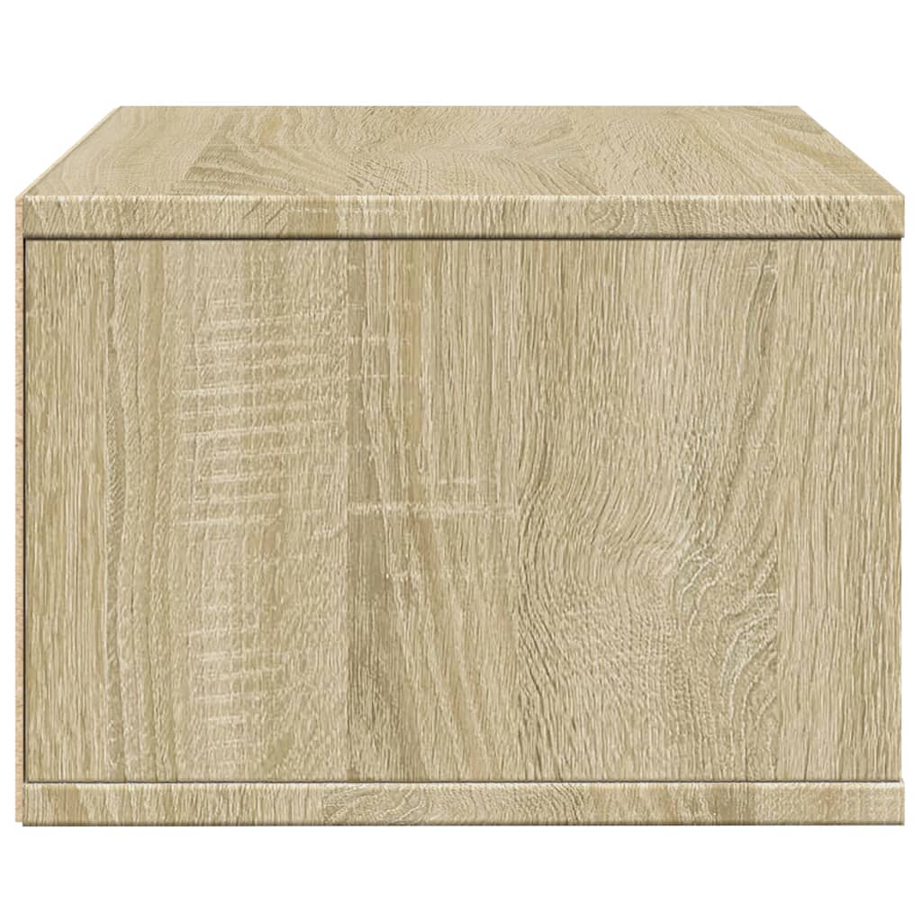 Sonoma tölgy színű szerelt fa nyomtatóállvány 40 x 32 x 22,5 cm