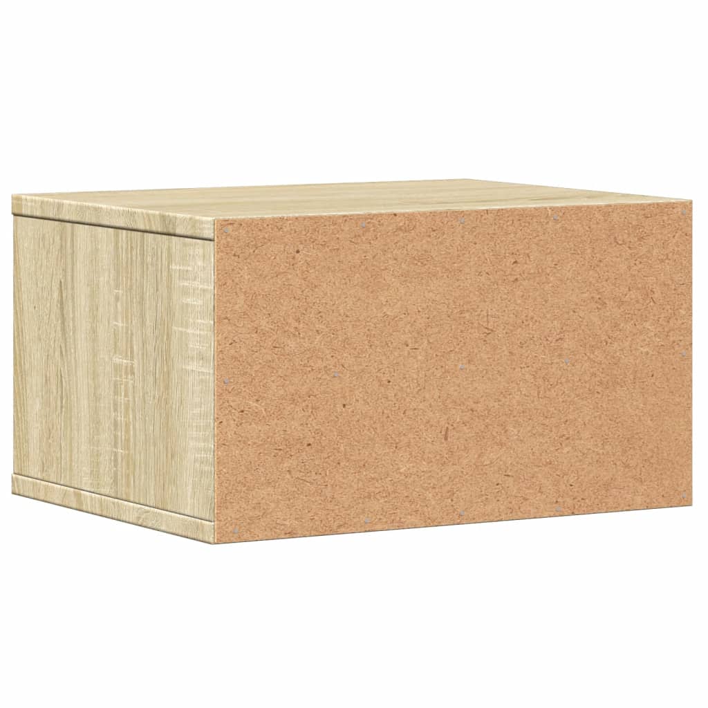 Sonoma tölgy színű szerelt fa nyomtatóállvány 40 x 32 x 22,5 cm