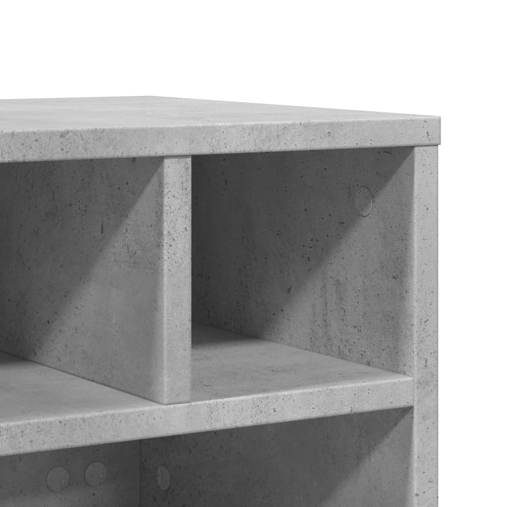 Betonszürke nyomtatóállvány kerekekkel 41 x 32 x 34,5 cm Betonszürke nyomtatóállvány kerekekkel 41 x 32 x 34,5 cm