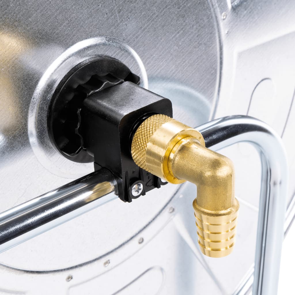 Acél kerekes tömlődob 80 m 3/4