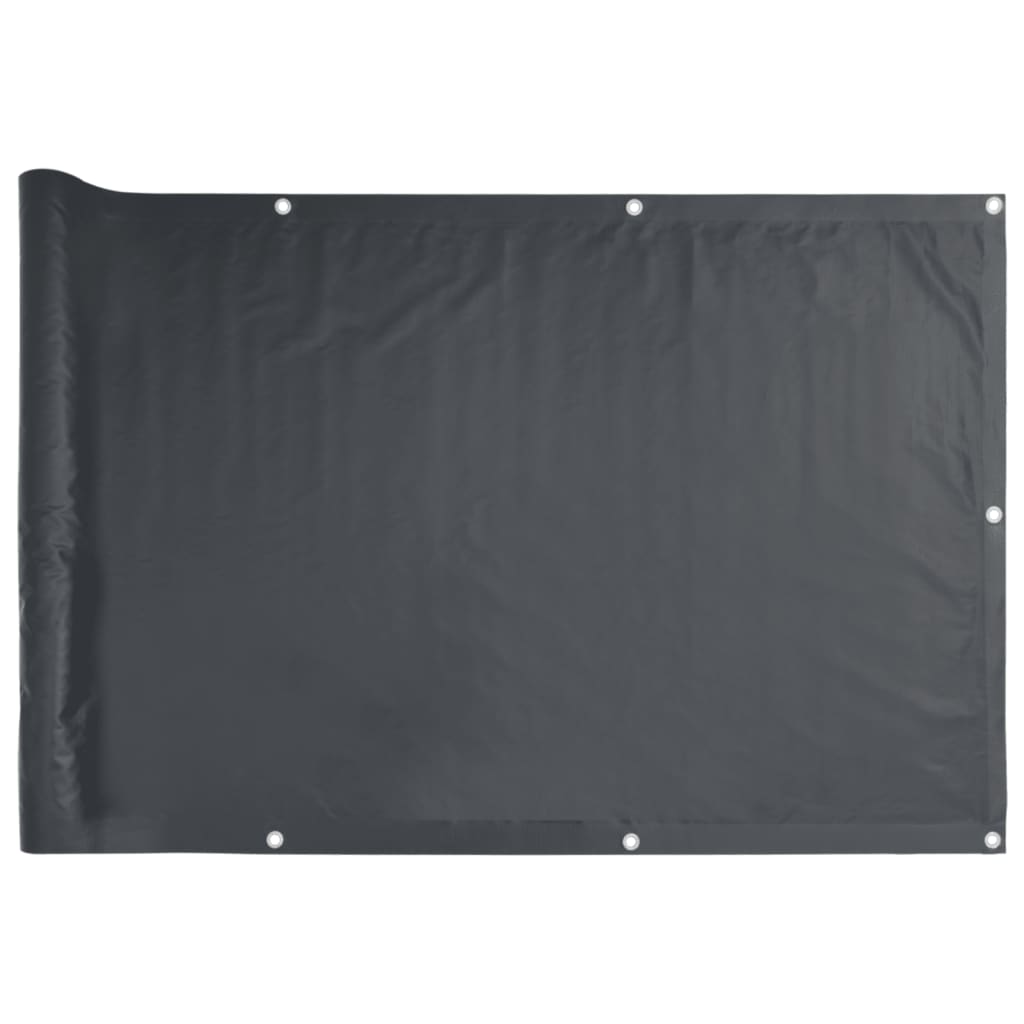 Antracitszürke pvc kerti belátás elleni paraván 300x75 cm