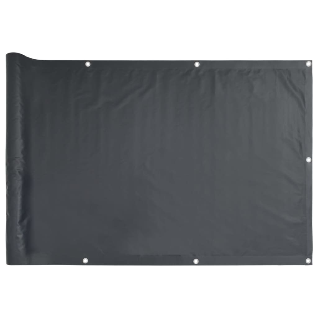 Antracitszürke pvc kerti belátás elleni paraván 600 x 75 cm