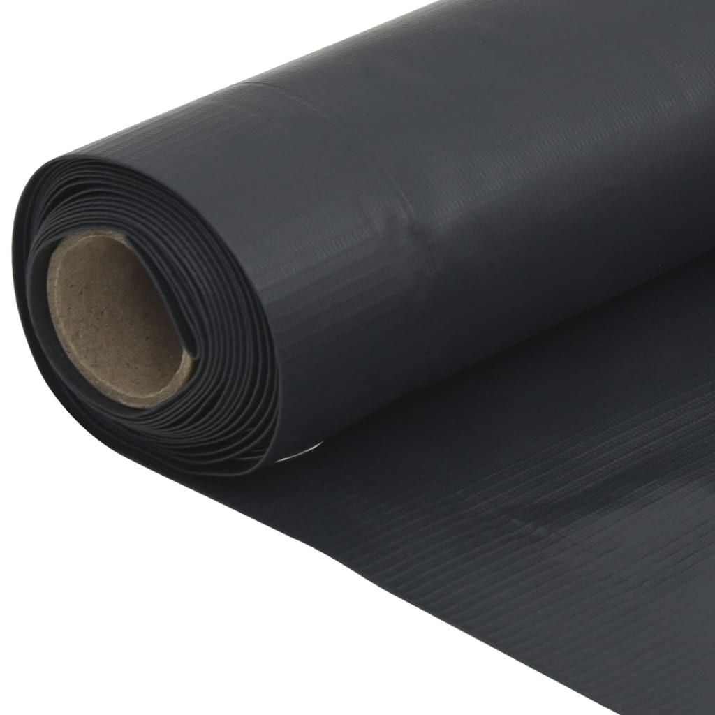 Antracitszürke pvc kerti belátás elleni paraván 600 x 75 cm