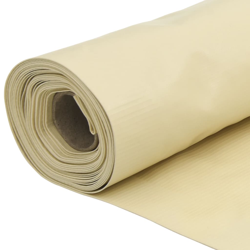 Krémszínű pvc kerti betekintésgátló paraván 700 x 75 cm Krémszínű pvc kerti betekintésgátló paraván 700 x 75 cm