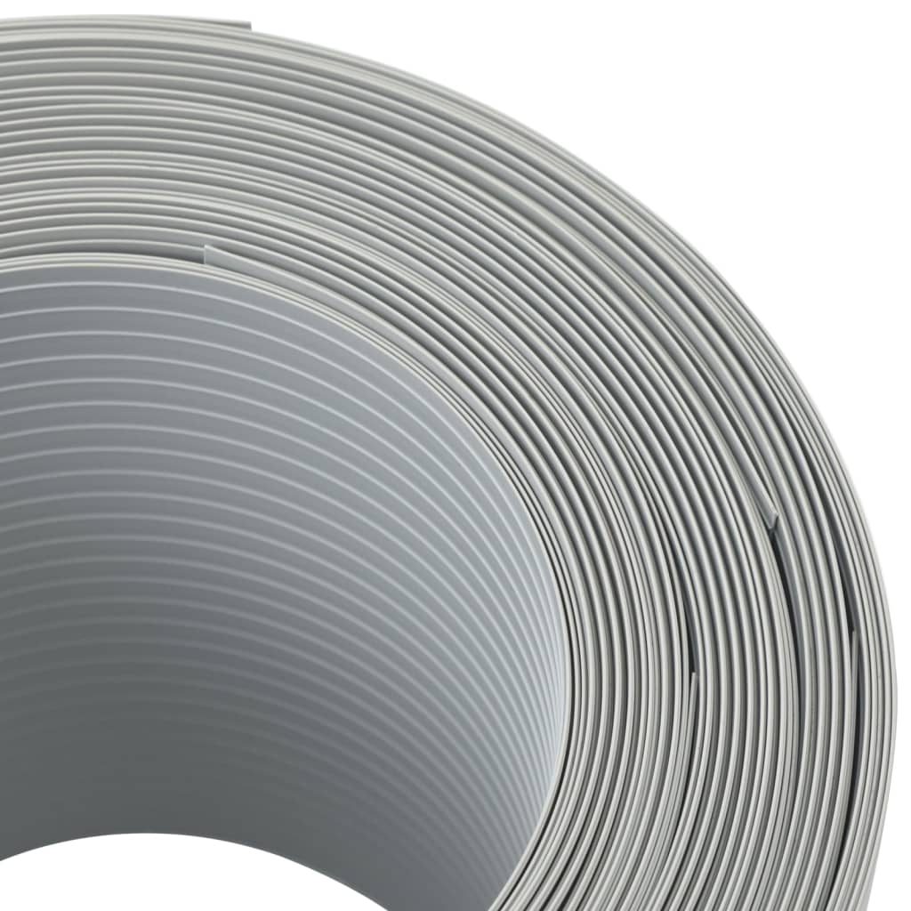 10 db világosszürke pvc belátás elleni árnyékoló 252,5 x 19 cm