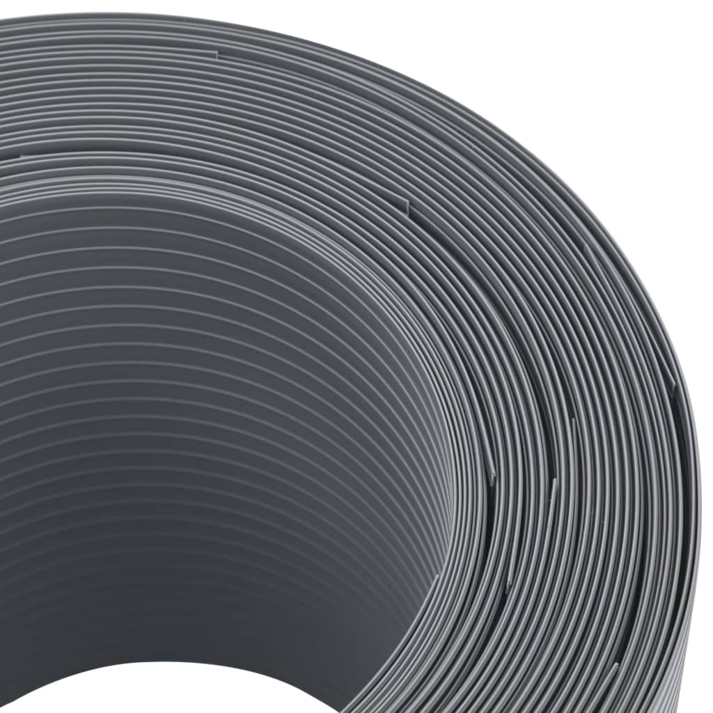 10 db szürke pvc belátás elleni árnyékoló 252,5 x 19 cm