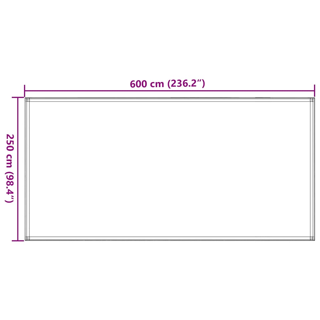 Homok hdpe sátorszőnyeg 250x600 cm