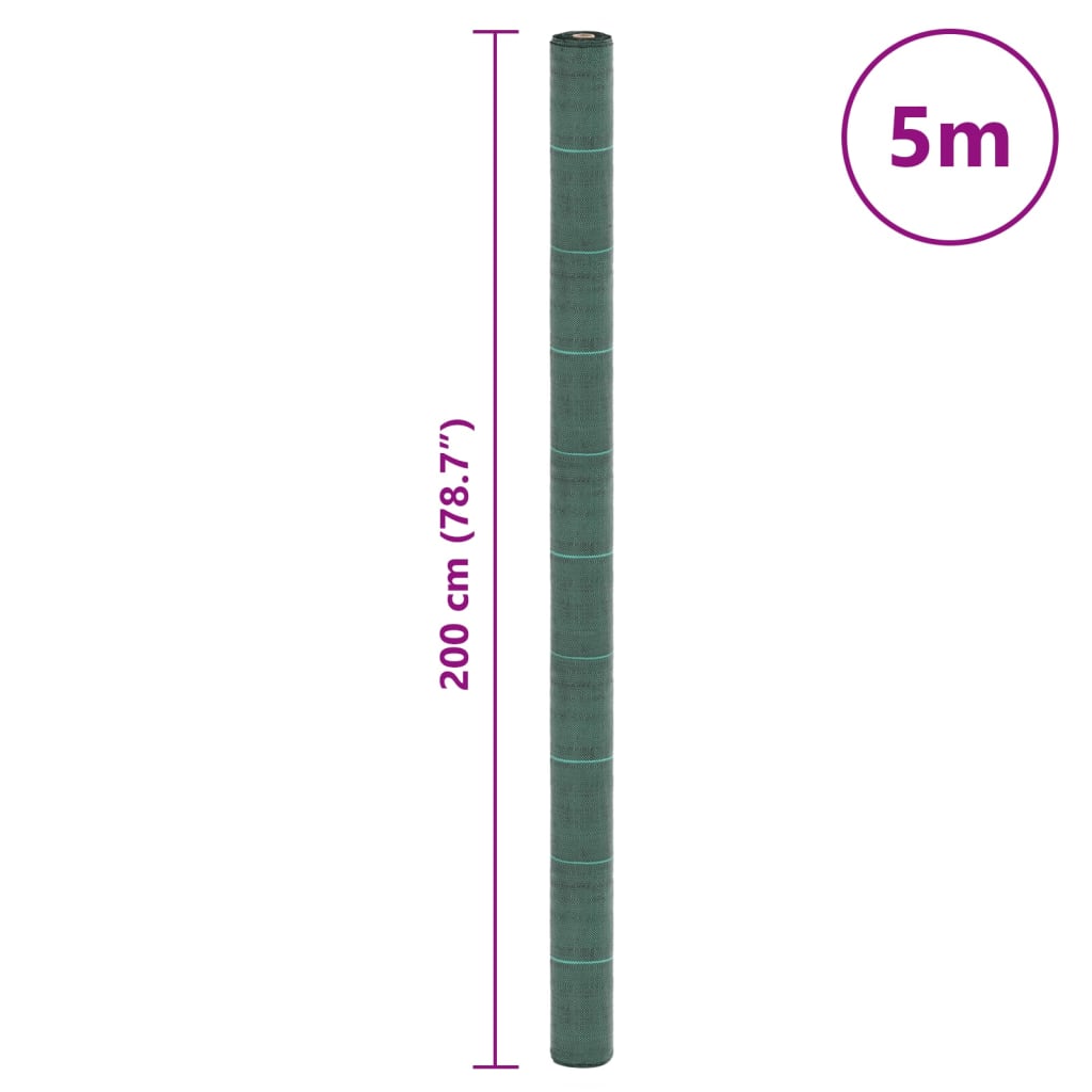 Zöld pp talajtakaró membrán 2x5 m