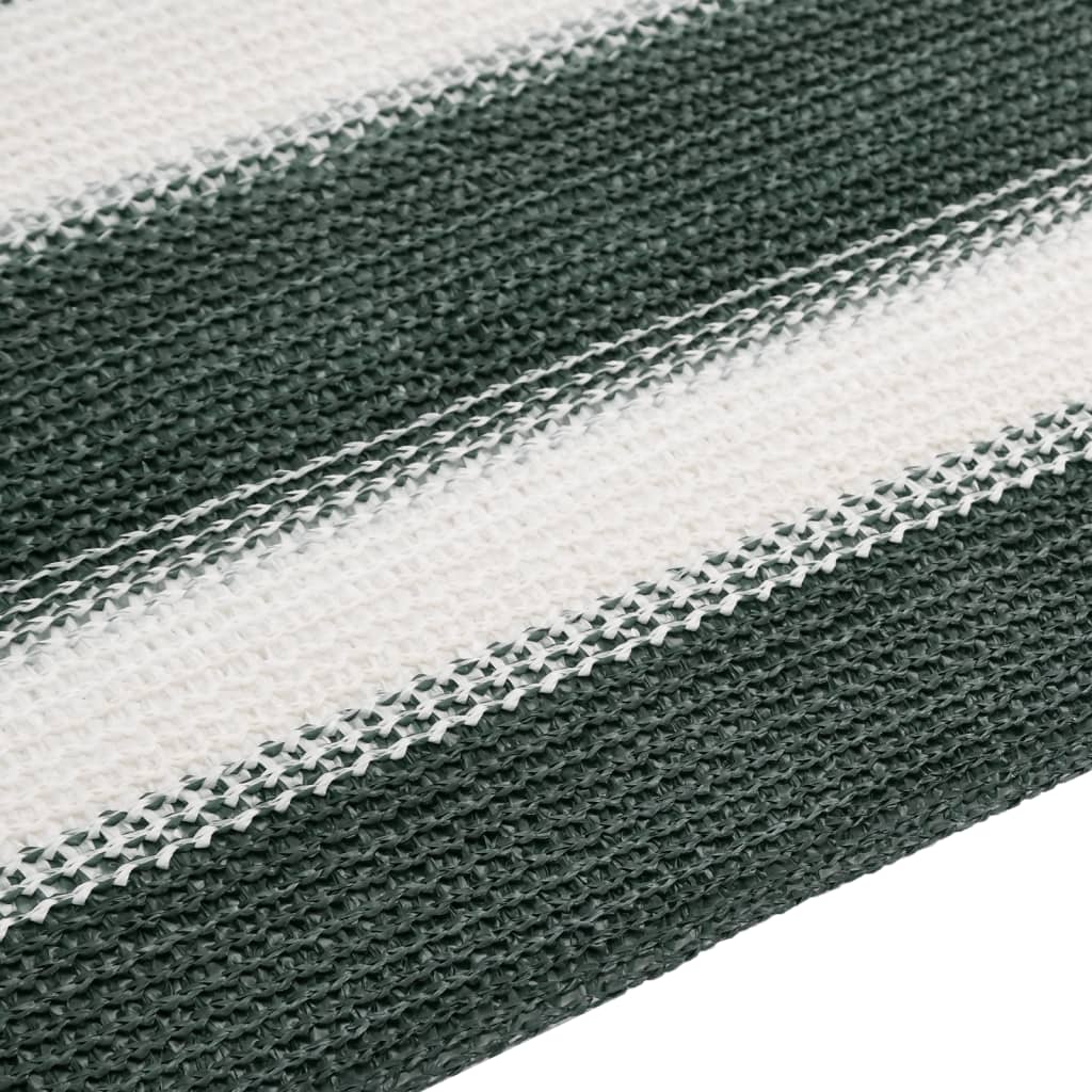 Zöld és fehér hdpe belátásgátló háló 1,8 x 50 m 75 g/m²