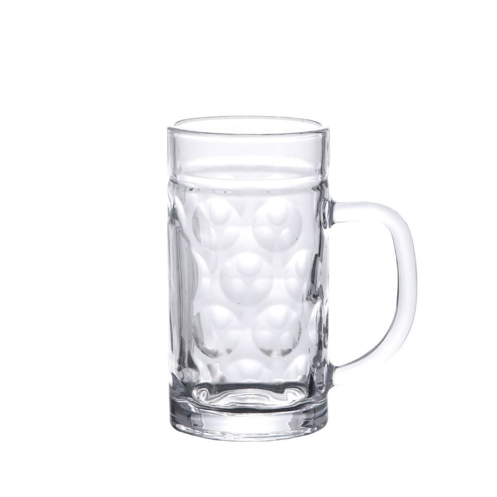 6 db üveg söröskorsó fogantyúval 500 ml 6 db üveg söröskorsó fogantyúval 500 ml