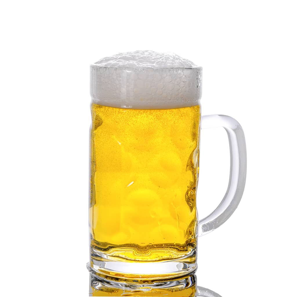 6 db üveg söröskorsó fogantyúval 500 ml 6 db üveg söröskorsó fogantyúval 500 ml