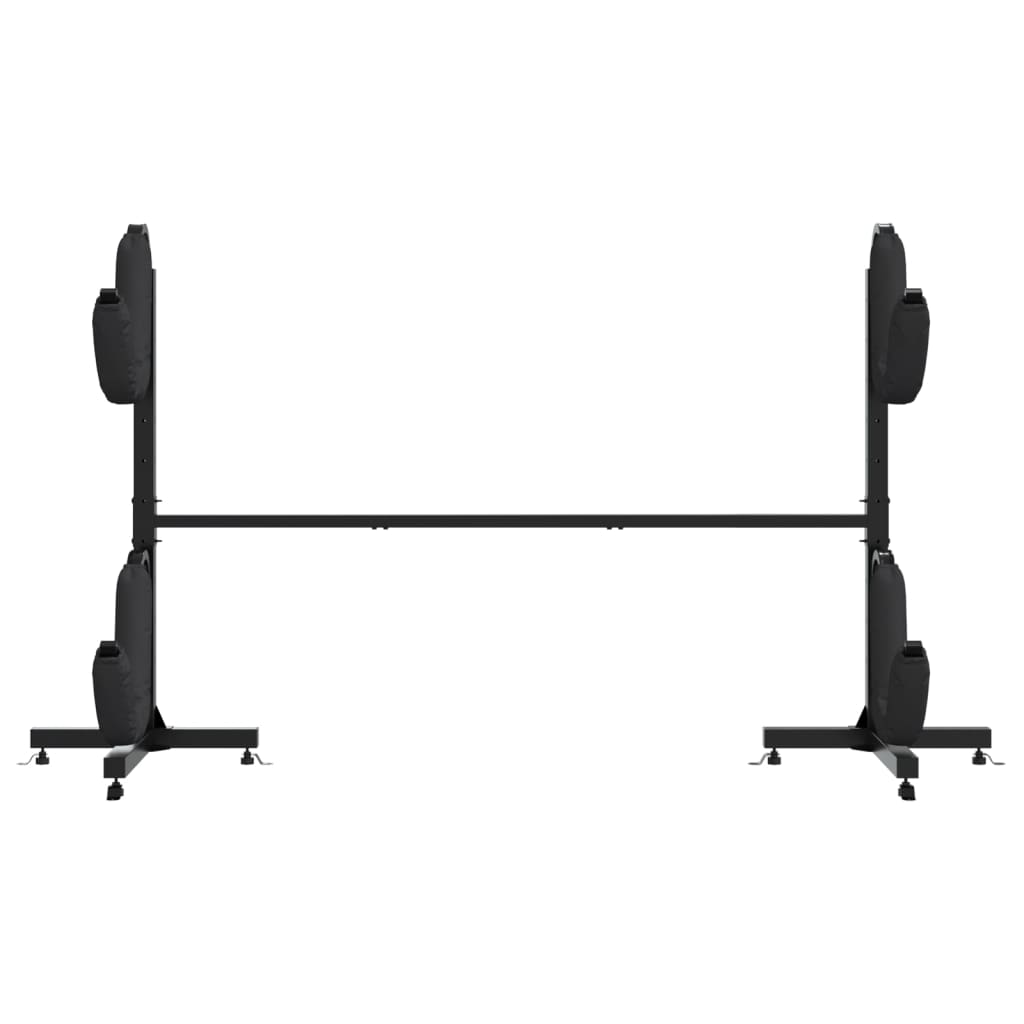 Acél kajaktároló állvány 2 kajakhoz 250 x 57 x 127,5 cm