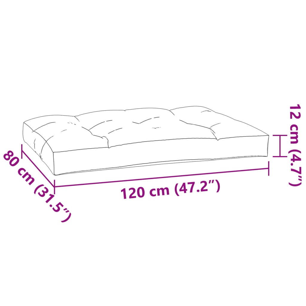 7 db piros szövet raklappárna
