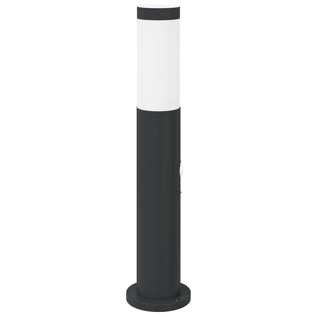 Szenzoros oszloplámpa 50 cm rozsdamentes acélból ip44