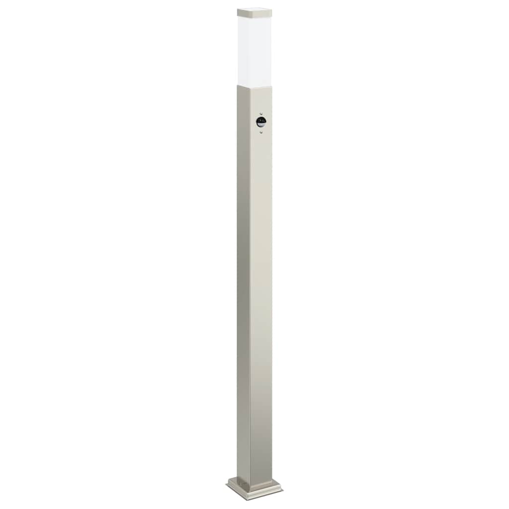 Szenzoros oszloplámpa 110 cm rozsdamentes acél ip44