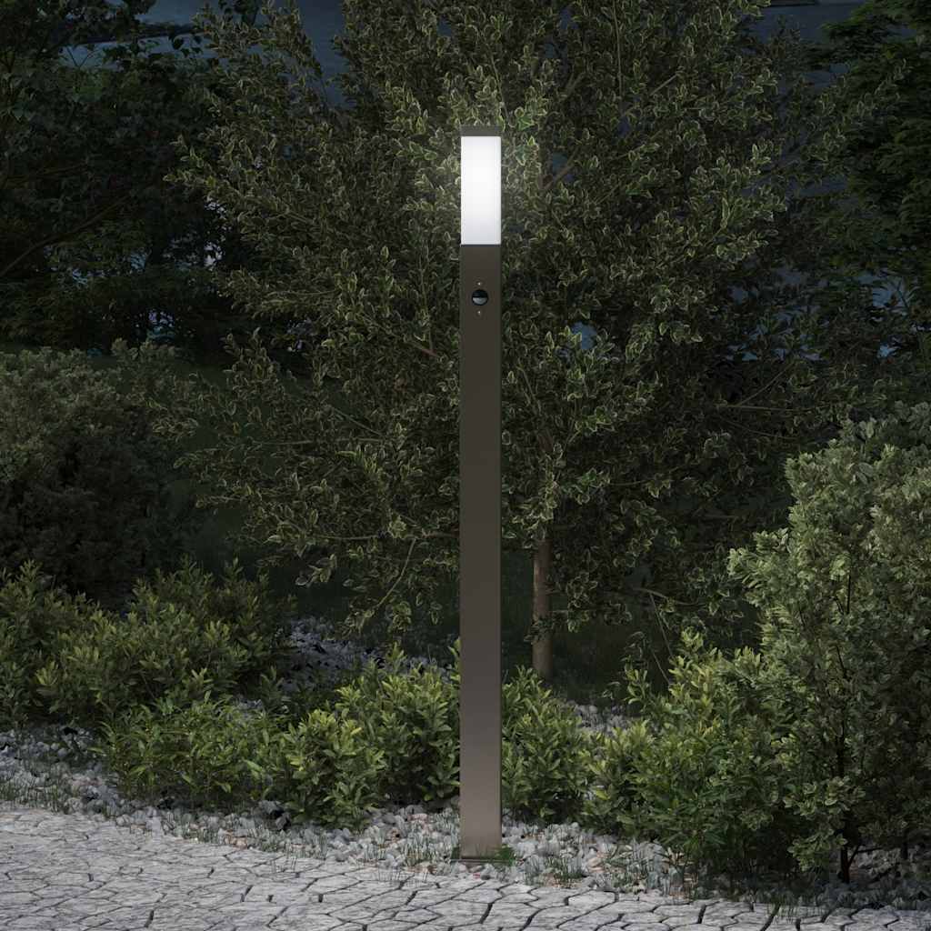 Szenzoros oszloplámpa 110 cm rozsdamentes acél ip44