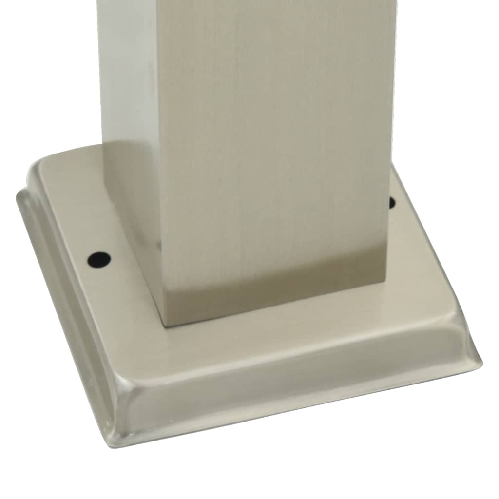 3 db kültéri lámpa konnektorral 110 cm rozsdamentes acél ip44