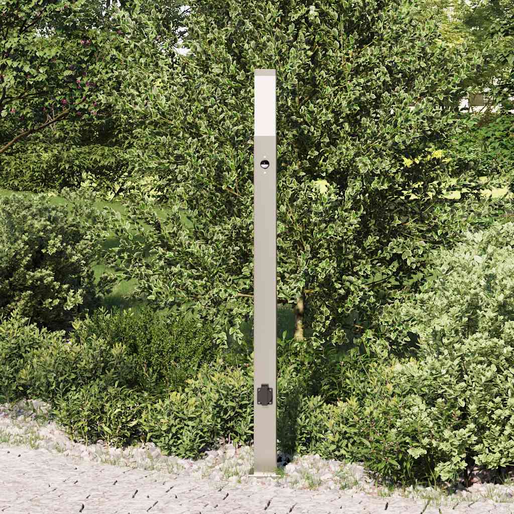 Szenzoros fali lámpa 110 cm rozsdamentes acél ip44