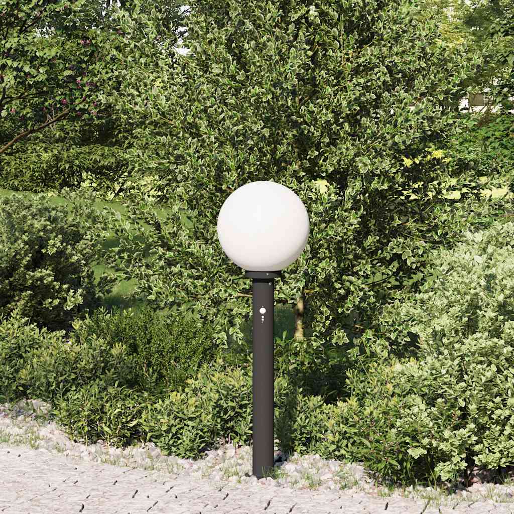 Szenzoros oszloplámpa 80 cm fekete ip44