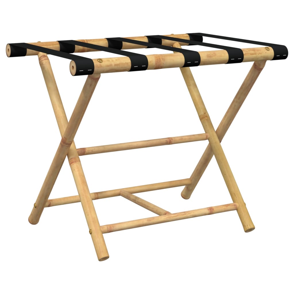 Bambusz összecsukható bőröndtartó 62 x 42 x 50,5 cm Bambusz összecsukható bőröndtartó 62 x 42 x 50,5 cm