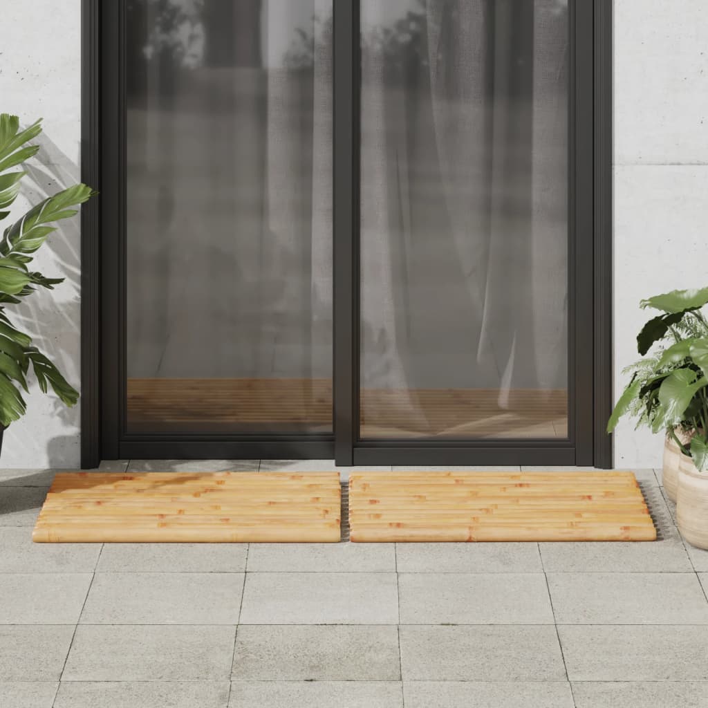 2 db bambusz fürdőszőnyeg 70 x 50 cm