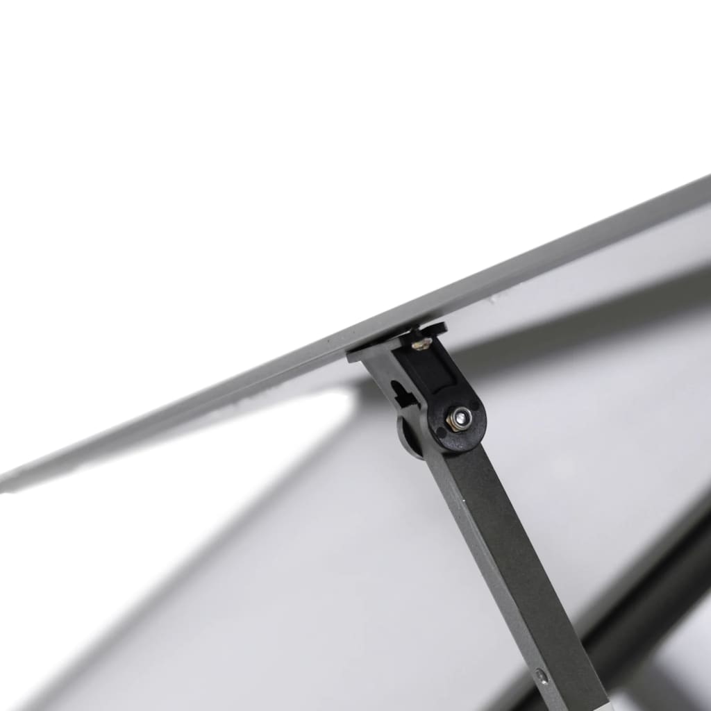 Antracitszürke alumínium melegház alapvázzal 334x169x195 cm