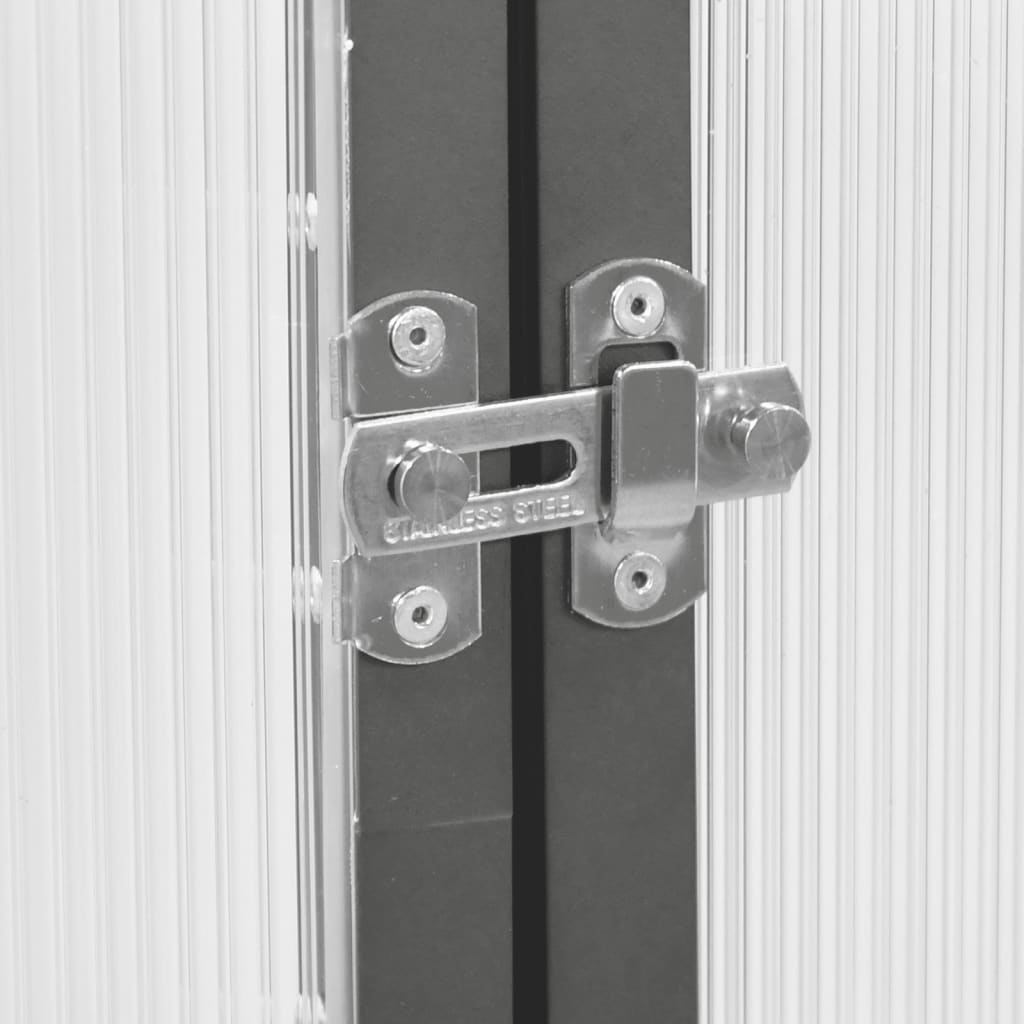 Antracitszürke alumínium melegház alapvázzal 334x169x202 cm